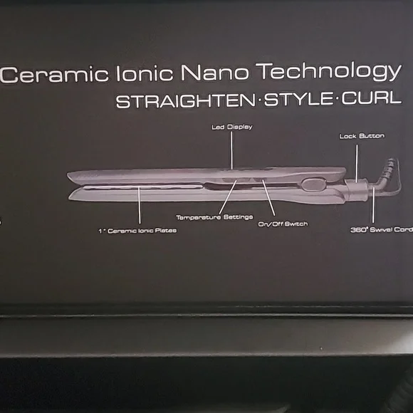 Brand New X5 Pro Superlite1' Ceramic Ionic Nano Flat Iron Hair Straightener
